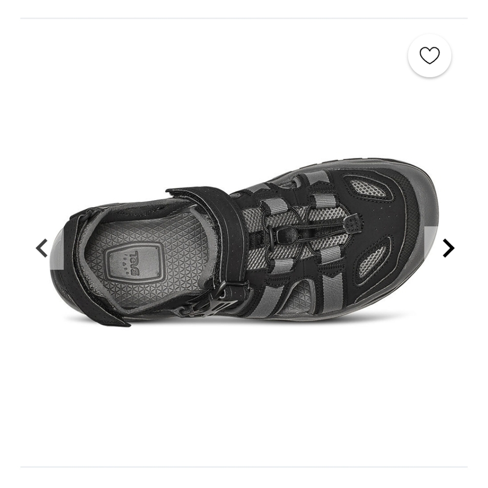 TEVA Men's Omnium 2 Black And Gray Water Sandals